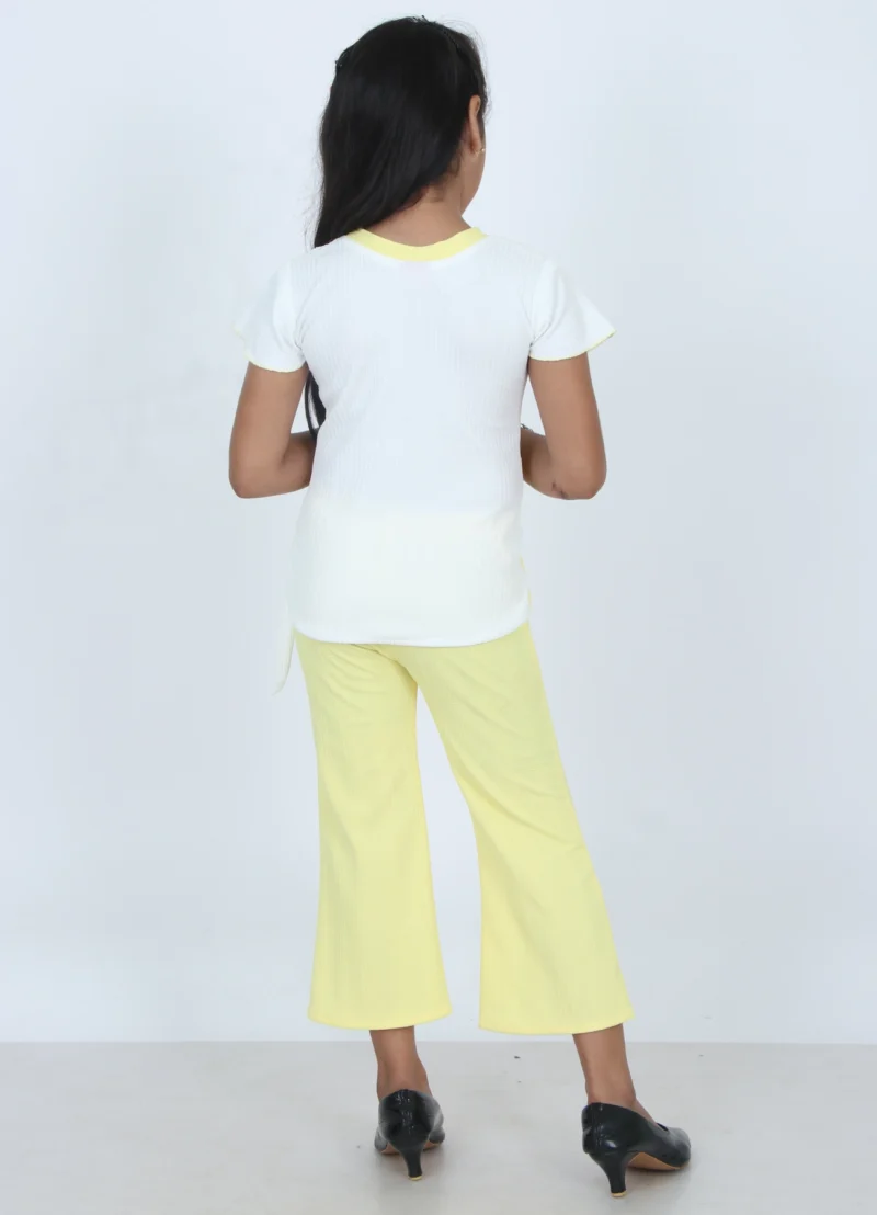 girls clothing sets for kids top plazoo set Yellow color - Image 5