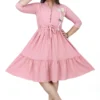 Women Long Tops | Peach | westren wear dress